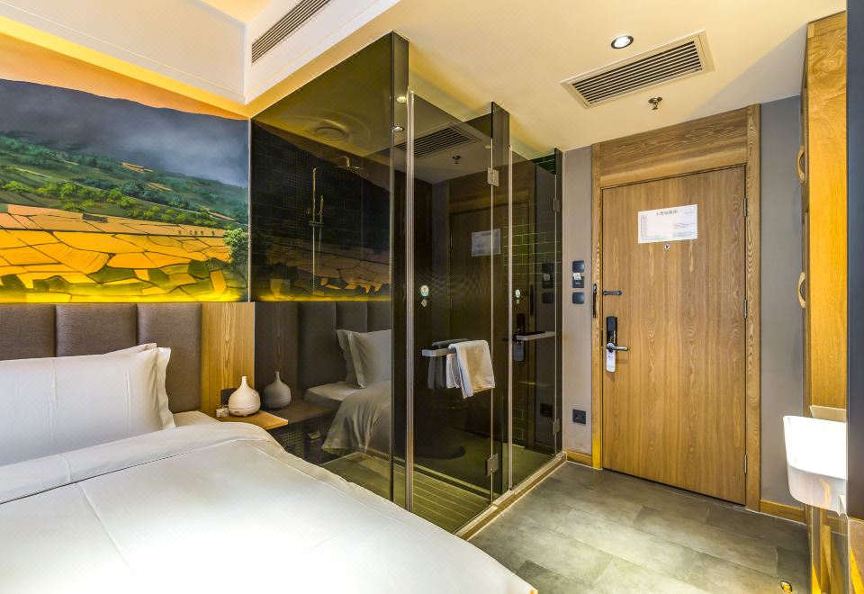 精致商务双床房【轻奢沙发+落地窗视野好】