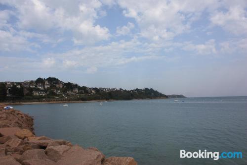 带海景的双人房