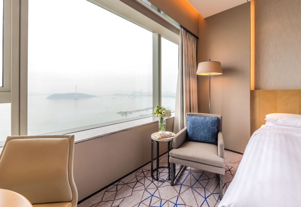 行政海景雙床房