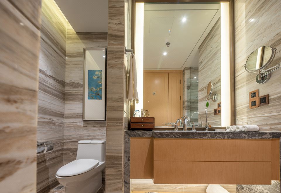 高級大床房-城市中的園林景緻