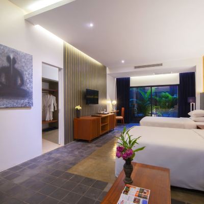 Executive Double Room, Multiple Beds, Bathtub