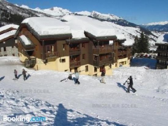 Studio Divisible Pour 4 Pers Avec Terrasse, Casier à Skis à Valmorel - FR-1-291-757 Apartment
