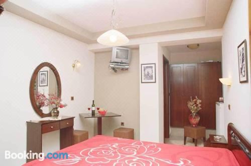 带湖景的双人间