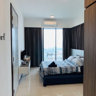 Apartmen Satu Bilik Tidur(B) Kupon D'wharf Residence PD Waterfront Family Deluxe Suite by AirPlan