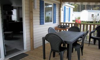 Bungalow with 2 Bedrooms in Saint-Julien-en-Born, with Pool Access and