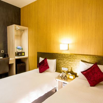 時尚雙床房（無窗） Hotel M 台北摩莎精品旅店優惠