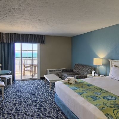 Standard Room, 1 King Bed with Sofa Bed, Beach View