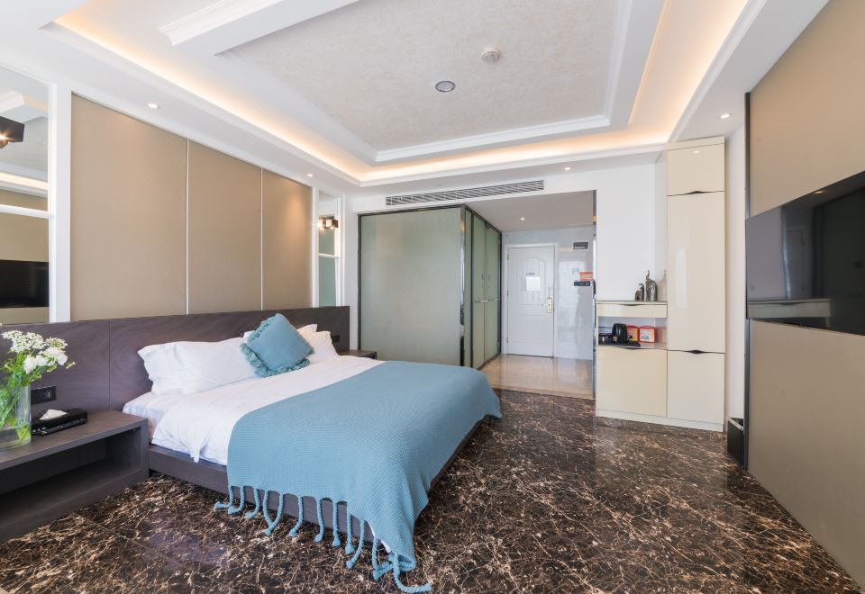 Miye Sea-view Holiday VillaIntimate Sea Terrace Sea-View Double Bed Room (180° Sea View + Marshall 3rd Gen Wireless Speaker + Xi Lai Men Deep Sleep Latex Pillow + Skin-Friendly Long Staple Cotton Linens + Smart Toilet + Tub)