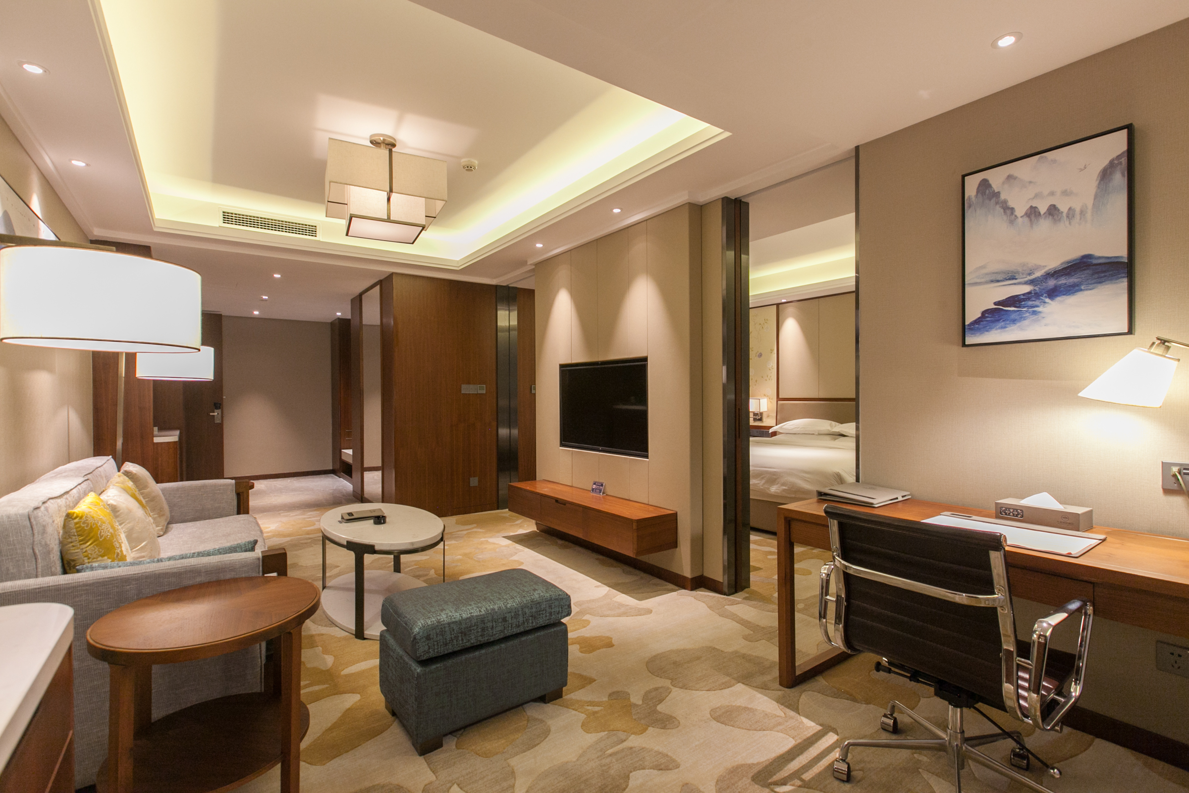 高级园林大床房