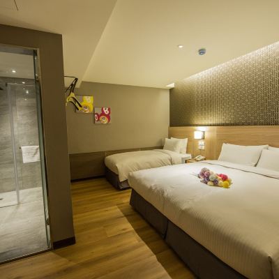 豪華三人房(無窗) 幸福蘋果旅店優惠