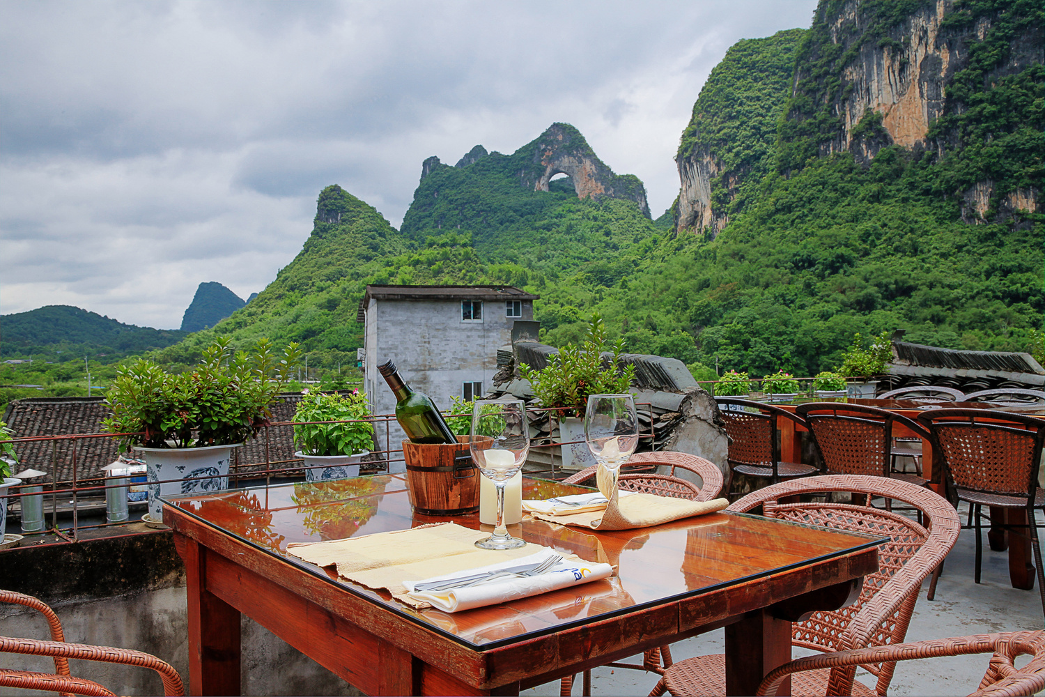 月亮山景阳台亲子房（柚林围炉煮茶+私享月亮山+古韵茶室）
