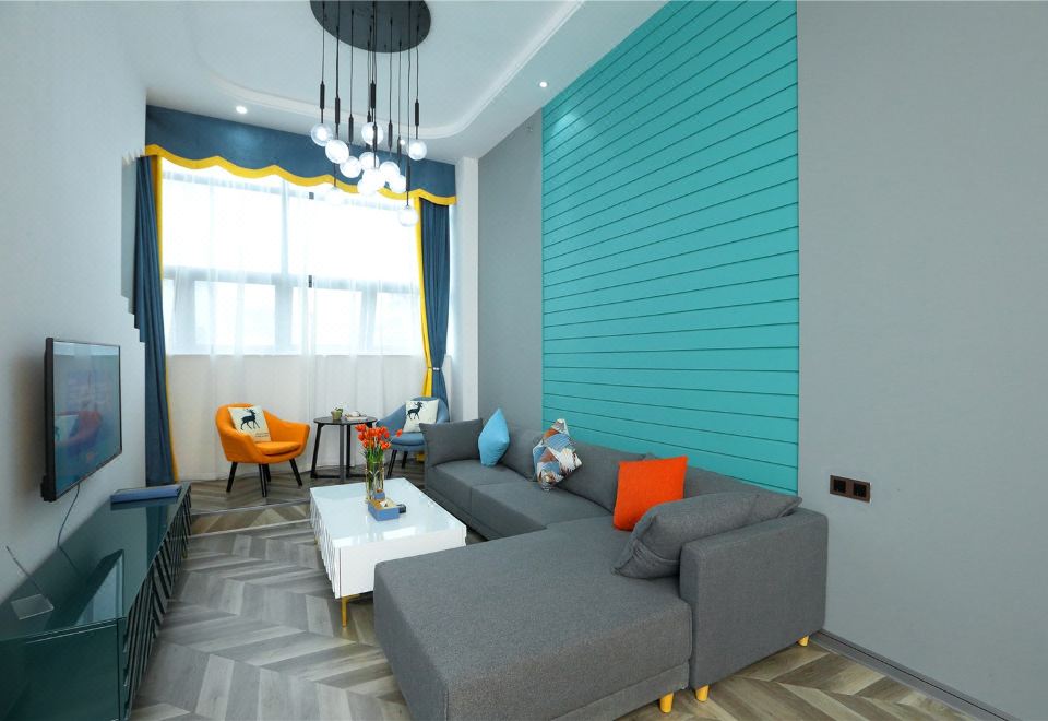 自由云·Loft家庭雙床大套房【洗衣機+小廚房+冰箱】