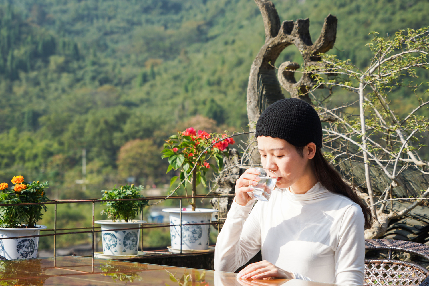 特价·柚子园林双床房（柚林围炉煮茶+古韵茶室）