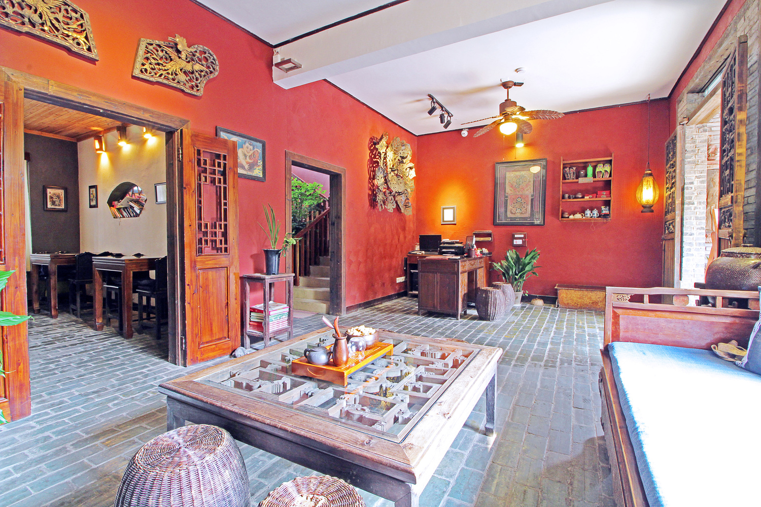 月亮山景阳台亲子房（柚林围炉煮茶+私享月亮山+古韵茶室）