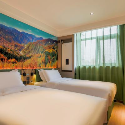 精緻雙床房-（新風系統-森林般享受） 秋果飯店（北京東直門雍和宮簋街店）優惠