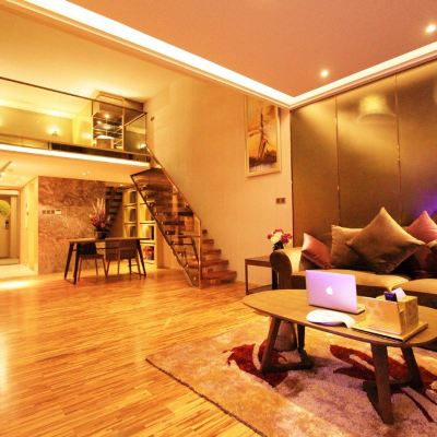 特色城景房（寬景陽台+迷你廚房+大冰箱+洗衣機） 趣致·嘻哈酒店公寓（廣州塔珠江新城店）優惠