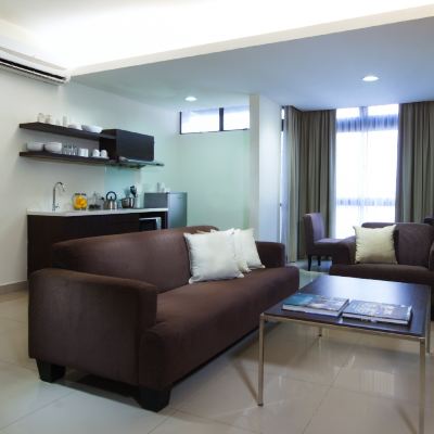 Suite Junior Dua Bilik Tidur Kupon Fahrenheit Suites Kuala Lumpur