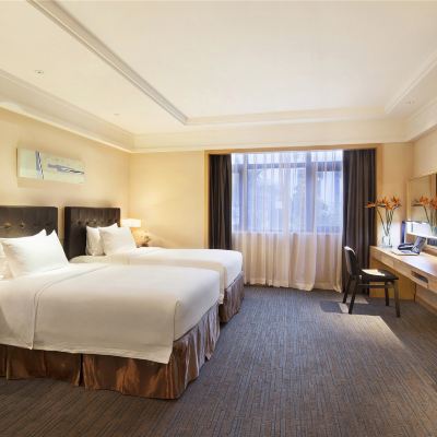 馨月雙床房（閩南茶具+超大辦公桌+小冰箱） 廈門湖裡頤豪飯店優惠