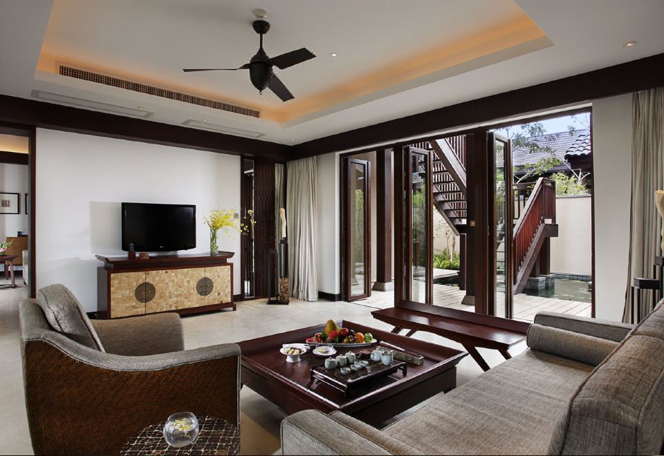 陵水香水湾君澜度假酒店雅致君澜居一大一双两居别墅