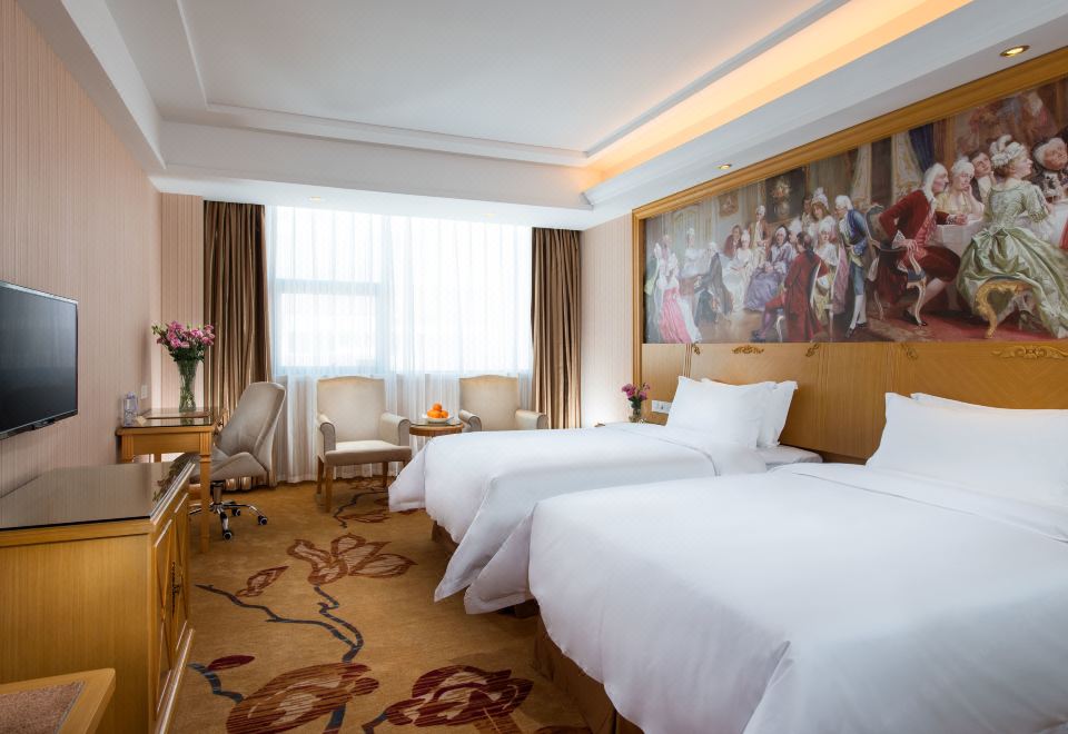 豪华双床房【静谧空间+美景美霞+舒适零压床垫】