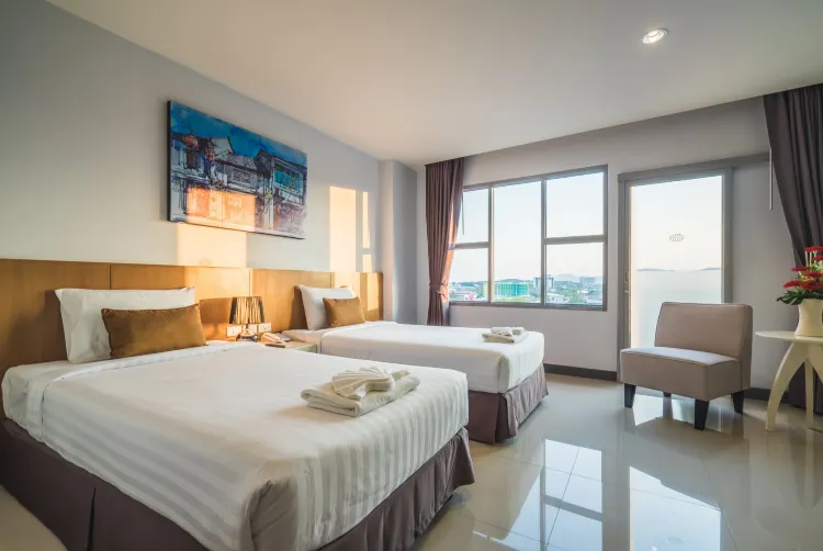 ห้องดีลักซ์ เตียงแฝด