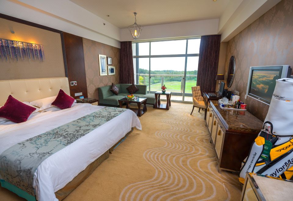 3號樓?果嶺大床房【坐臥沙發+舒適睡眠+負氧離子】